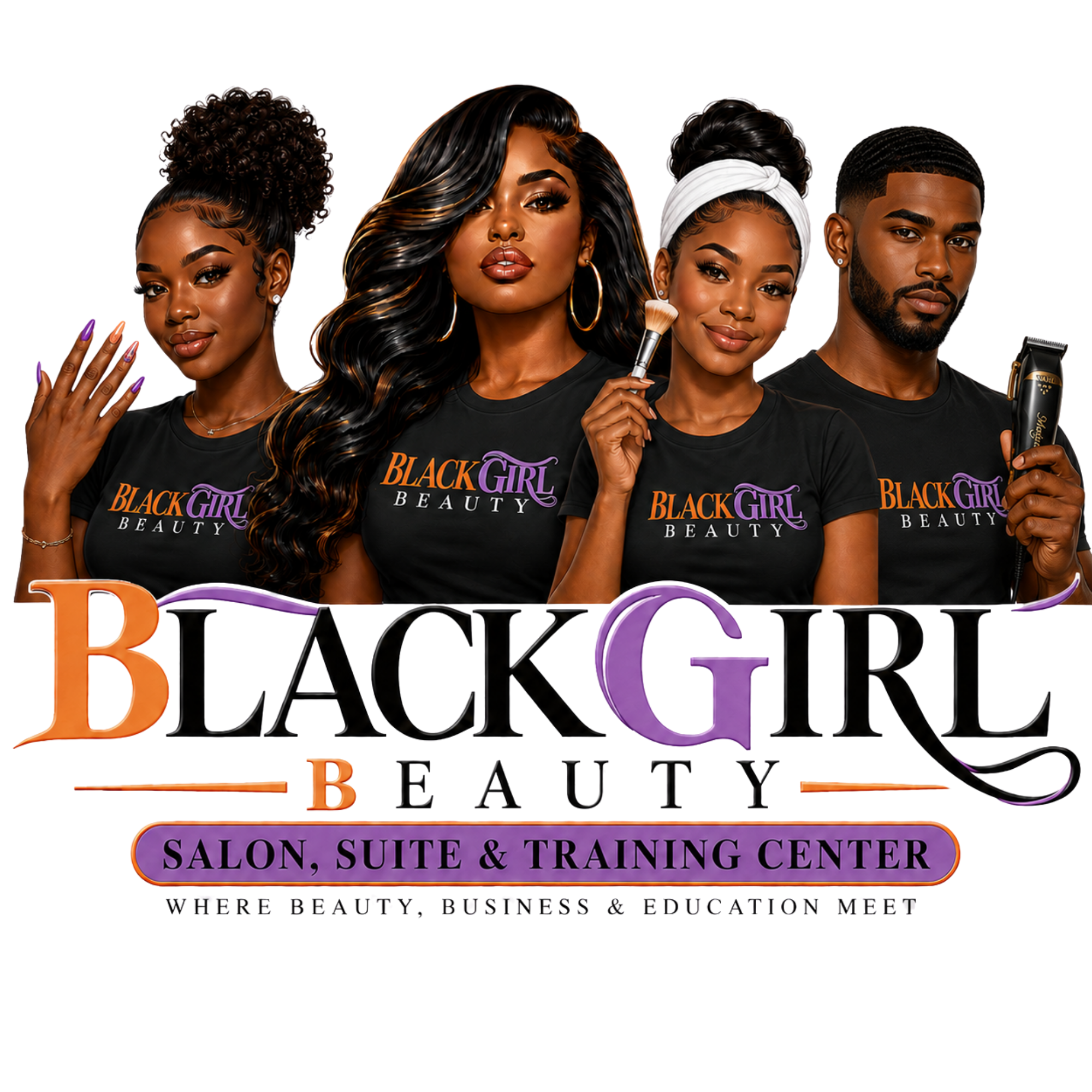 Black Girl Beauty Salon, Suites & Training Center logo